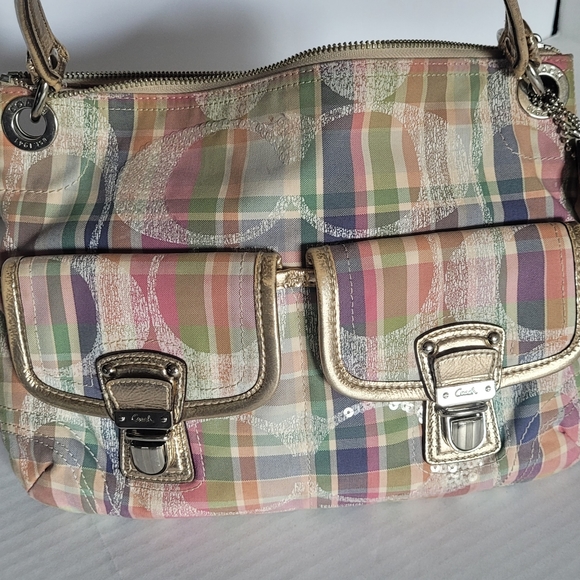 Coach Daisy Plaid Hand bag - Picture 4 of 11